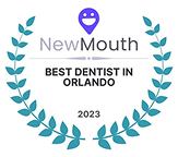 NewMouth Best Dentist in Orlando 2023 logo.
